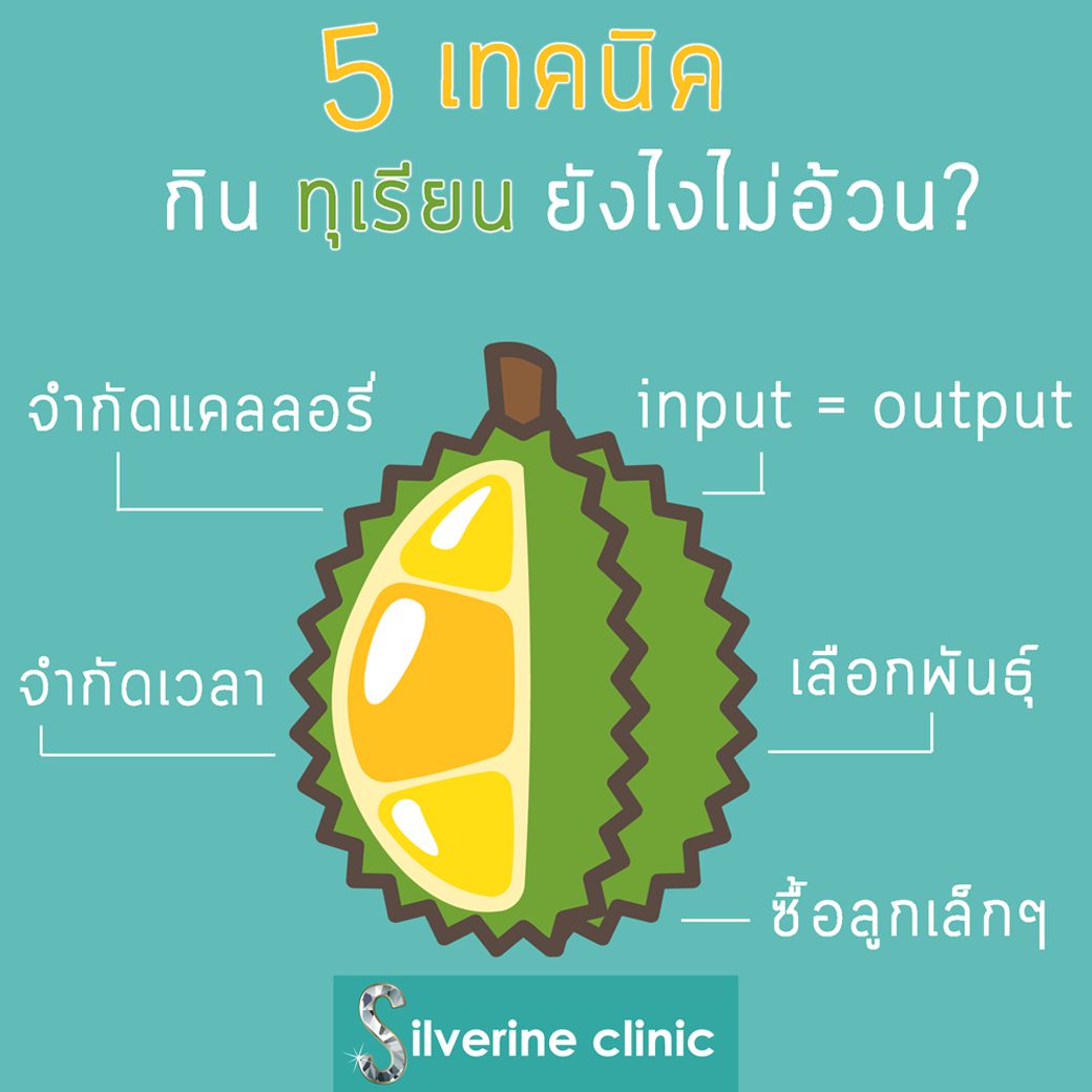 เทคนิคกินทุเรียนยังไงให้ผอม
